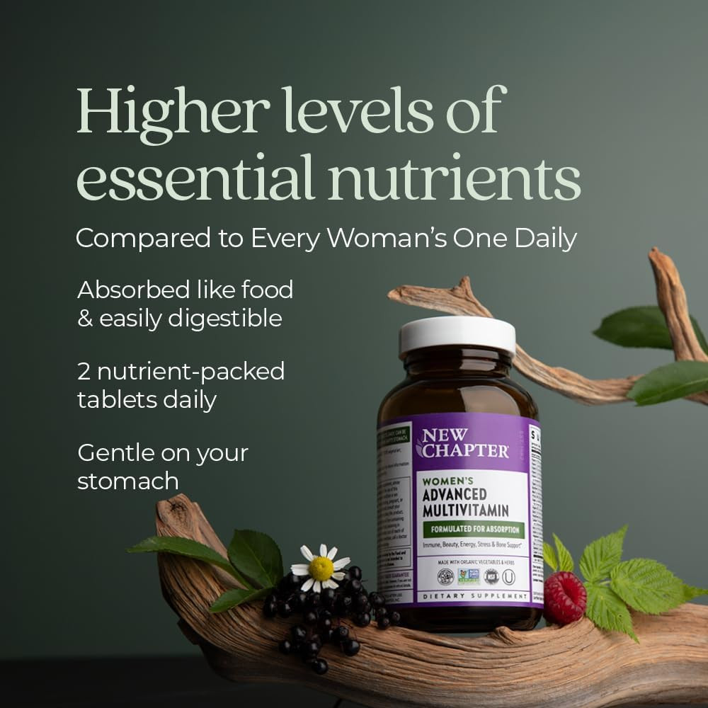 New Chapter Women's Advanced Multivitamin - 120 Tablets