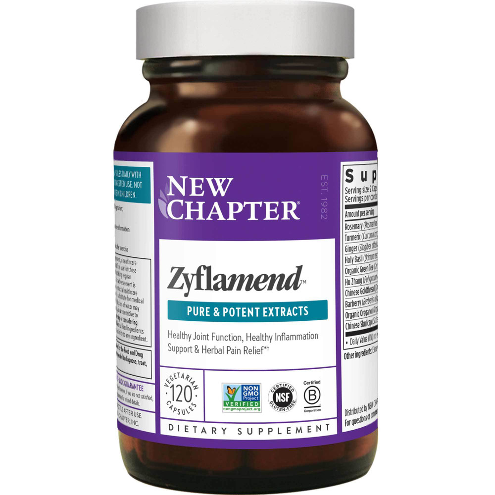 New Chapter Zyflamend 120 vegetarian capsule bottle