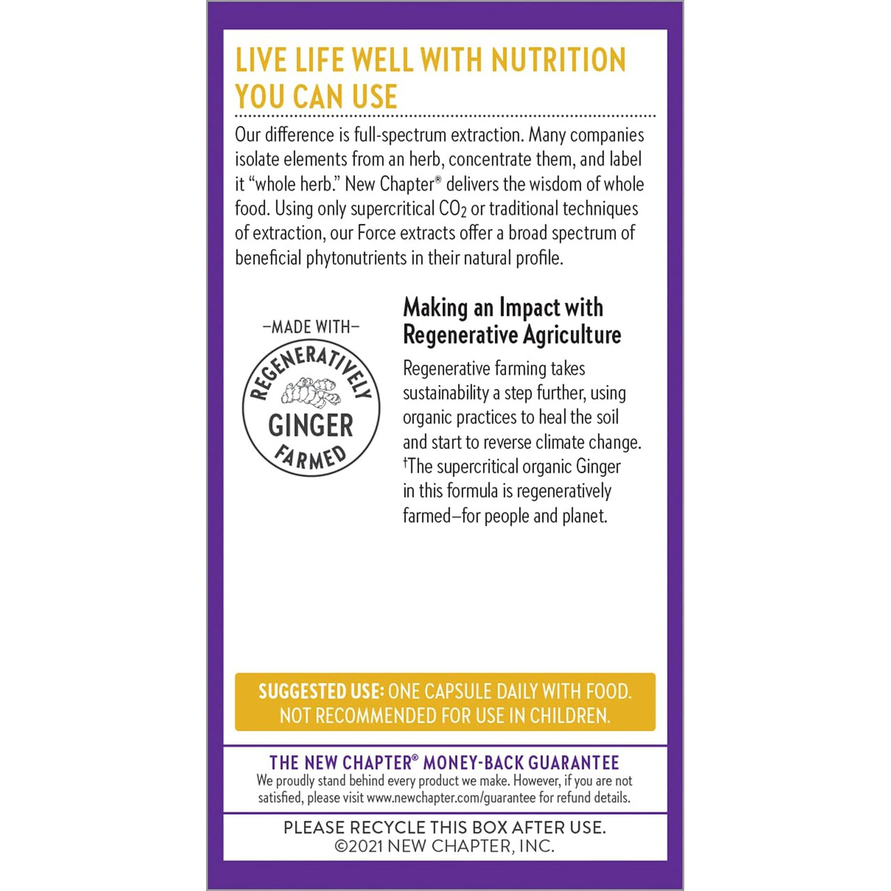 New Chapter Ginger Force