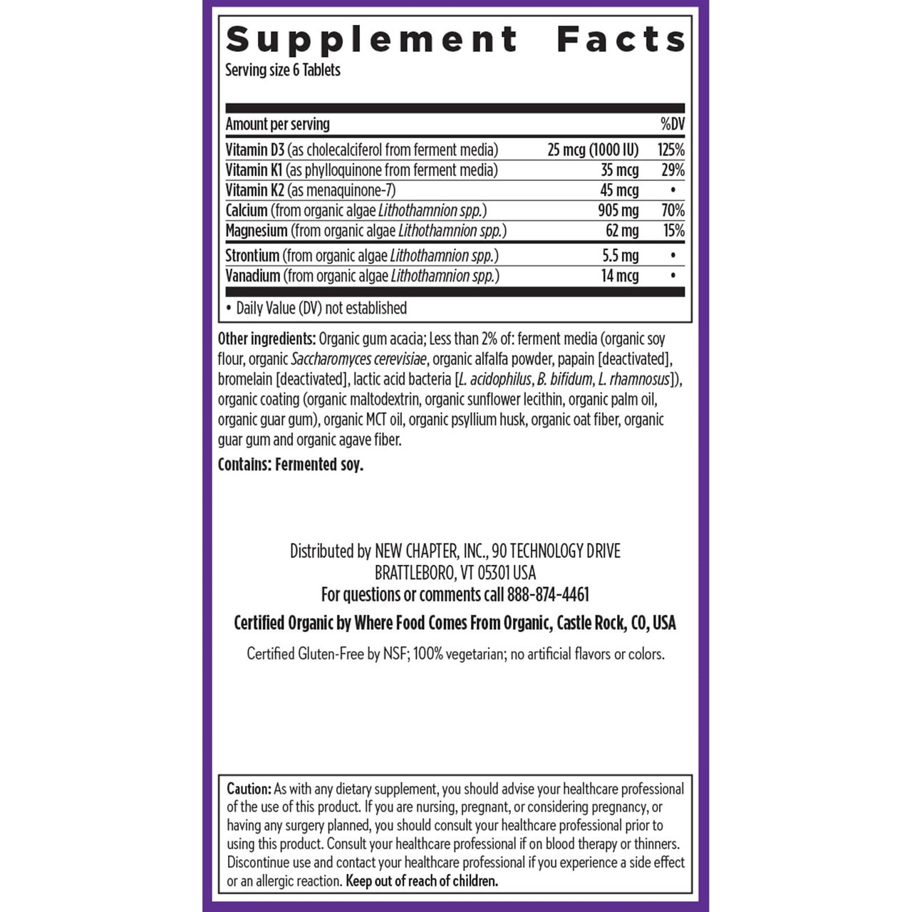 New Chapter Bone Strength Take Care Tiny Tabs