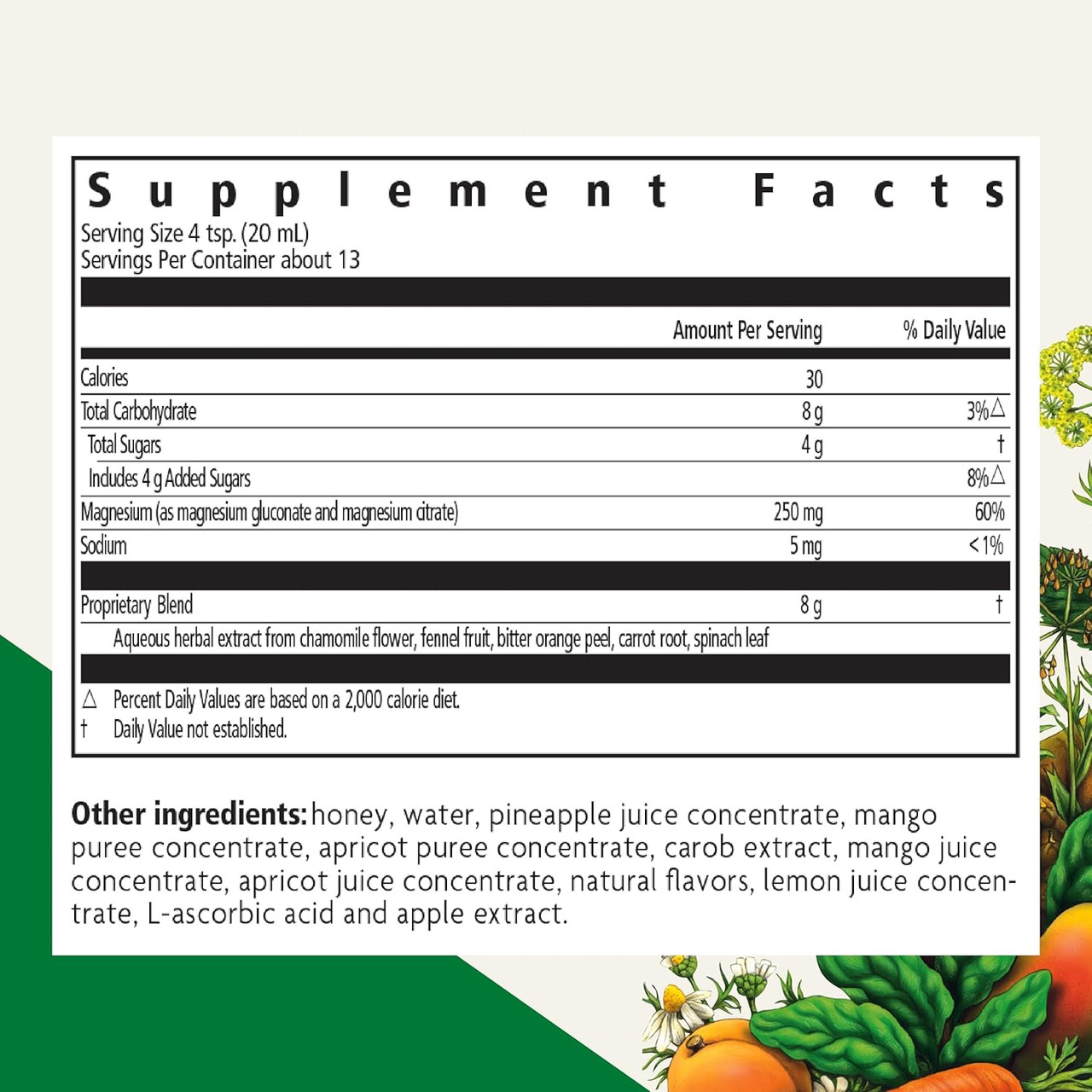 Floradix Magnesium Liquid - 250 Milliliters
