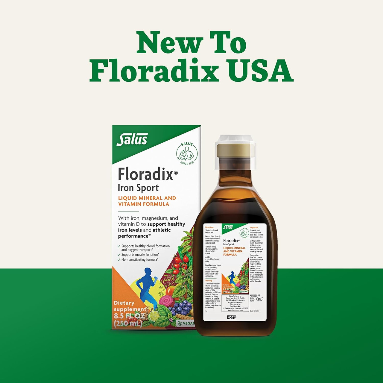 Floradix Iron Sport liquid - 250 Milliliters