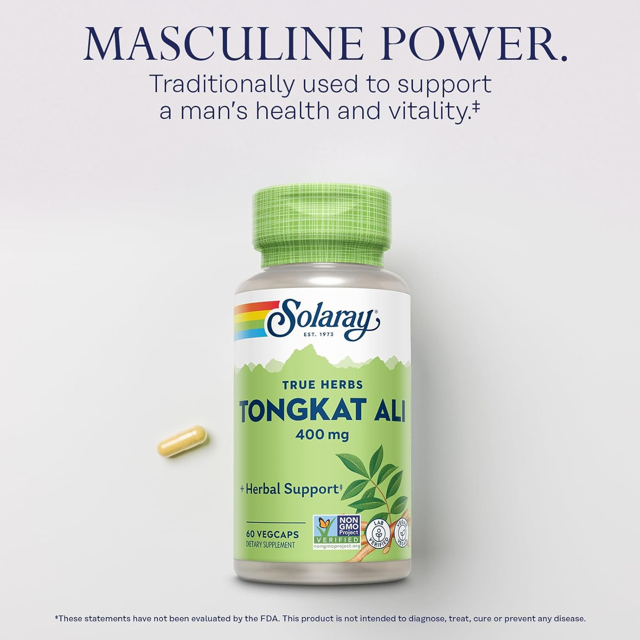 Solaray Tongkat Ali Root - 60 Capsules