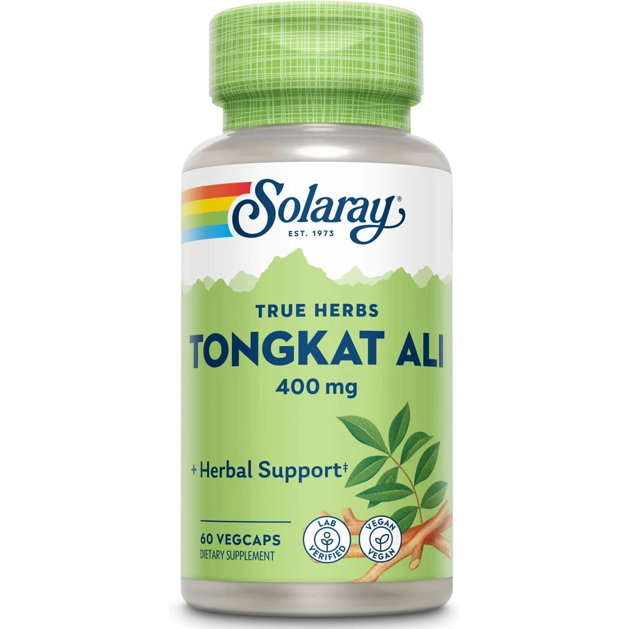 Solaray Tongkat Ali Root 400 mg 60 VegCap bottle