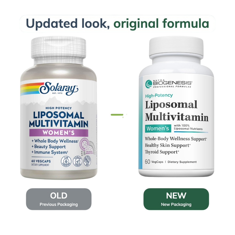 Solaray Liposomal Women's MultiVitamin - 60 Capsules
