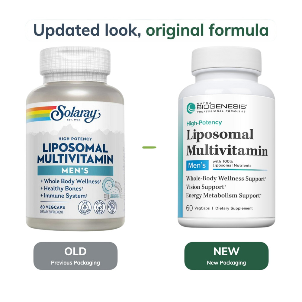 Solaray Liposomal Men's MultiVitamin - 60 Capsules