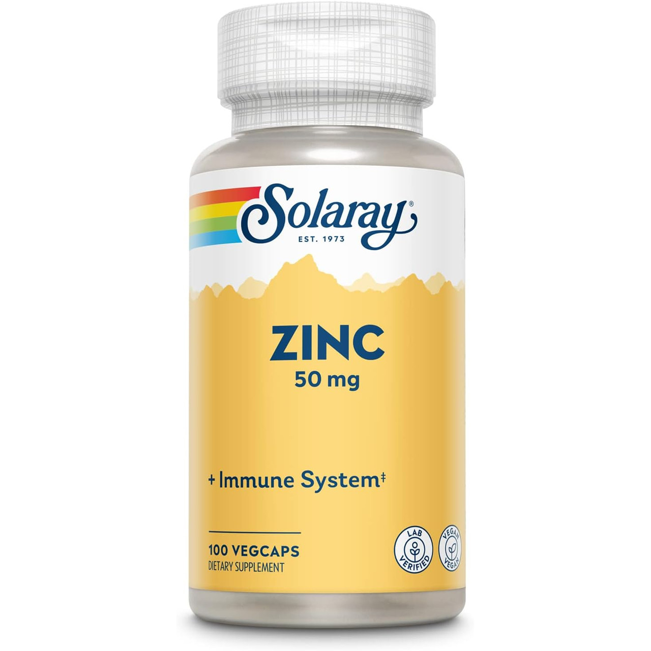 Solaray Zinc 50 - 100 Capsules SLRY47103 10.99