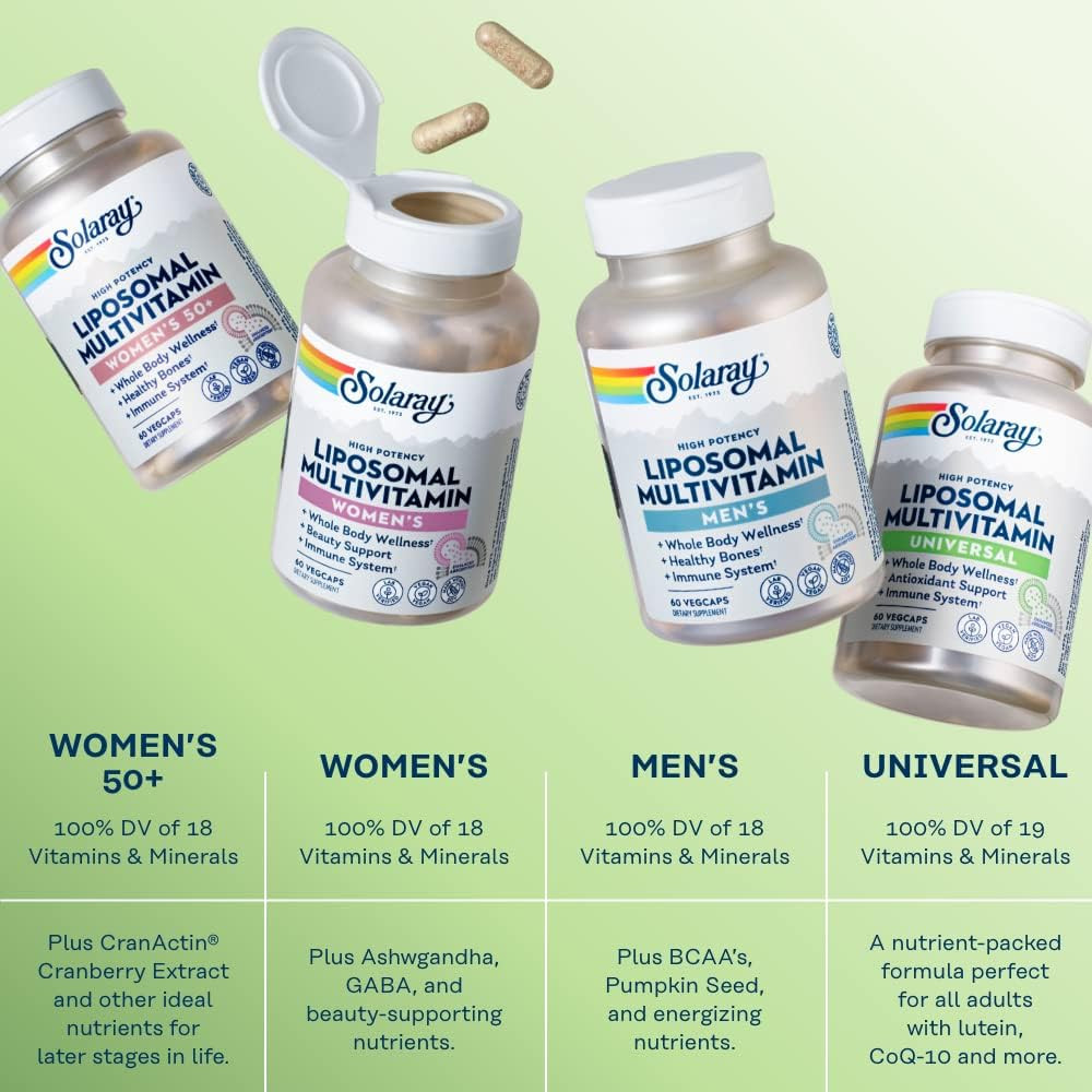 Solaray Liposomal Universal MultiVitamin - 60 Capsules