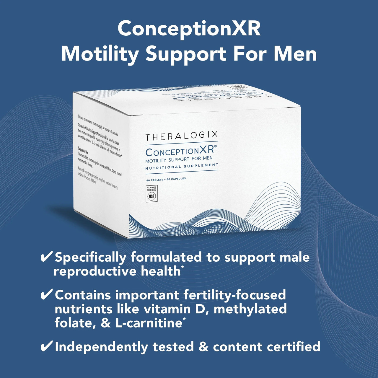 Theralogix ConceptionXR Motility Support Formula - 30 Day Kit