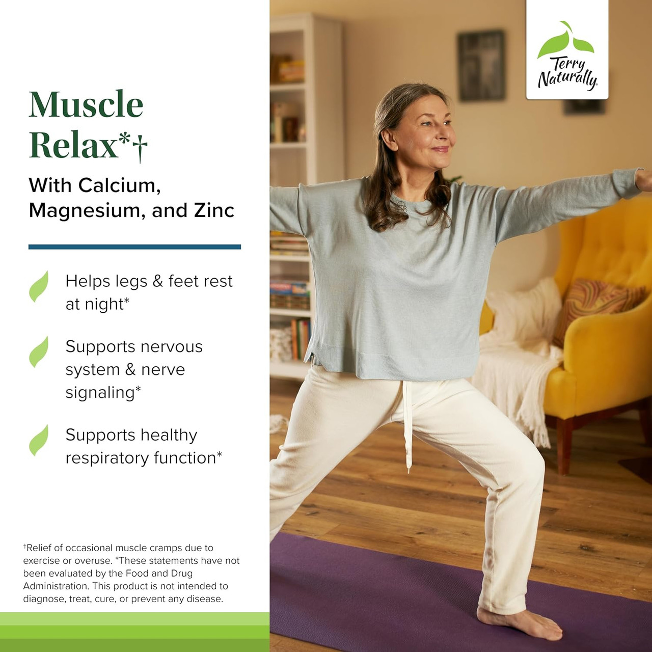 Terry Naturally Muscle Relax - 60 Capsules