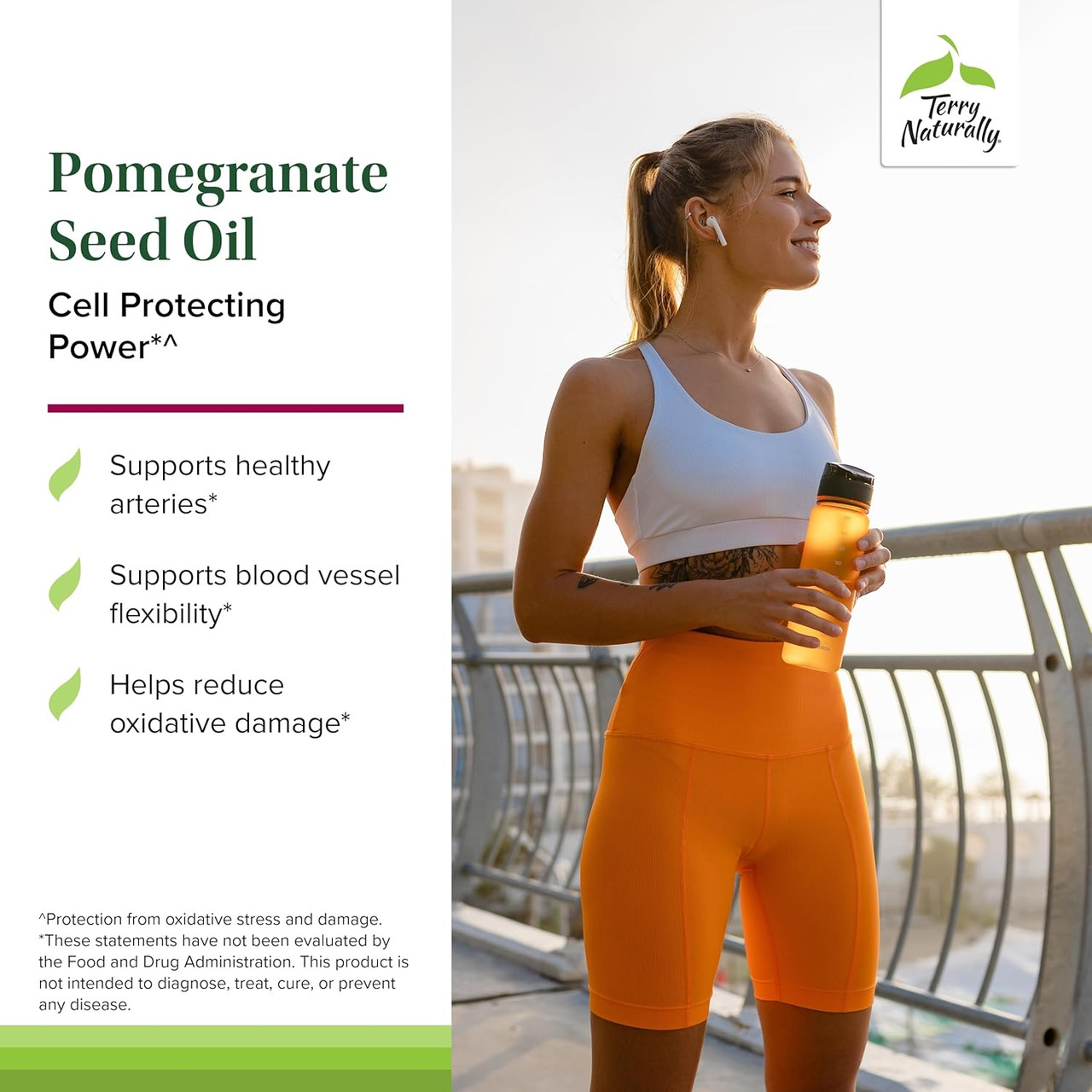 Terry Naturally Pomegranate Seed Oil - 60 Softgels