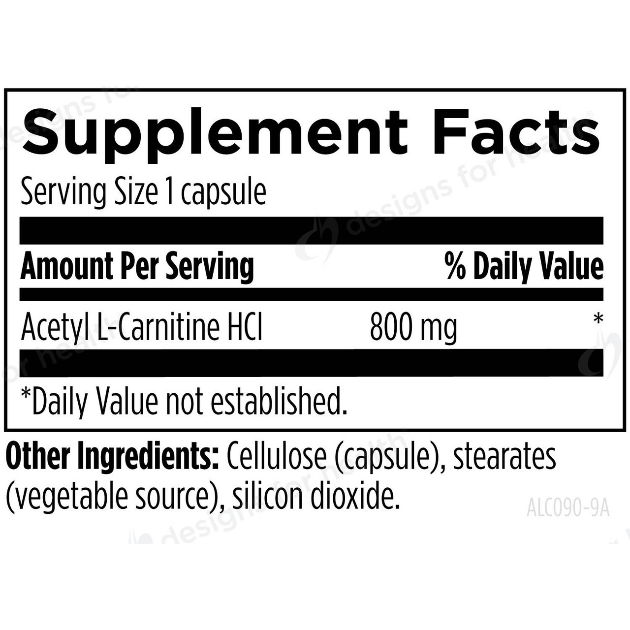 Designs for Health Acetyl L-Carnitine - 90 Capsules