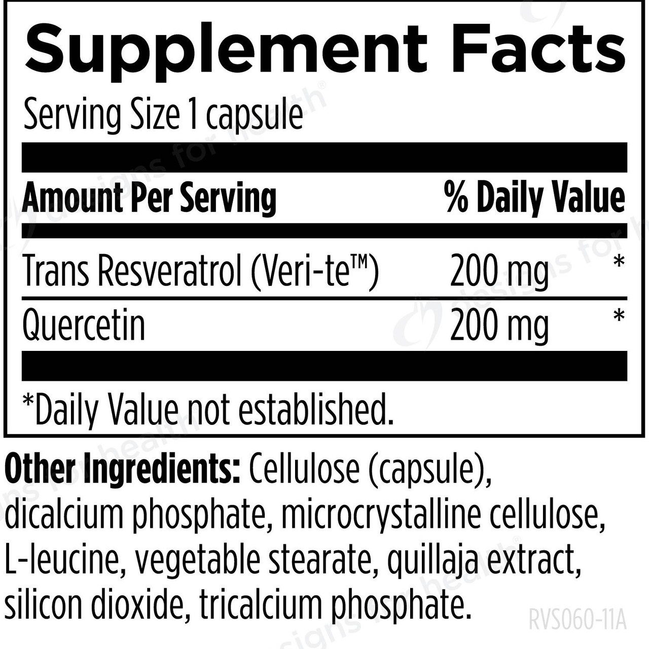 Designs for Health Resveratrol Supreme - 60 Capsules