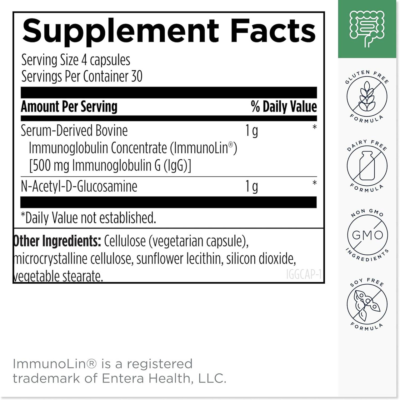 Designs for Health IgGI Shield - 120 Capsules