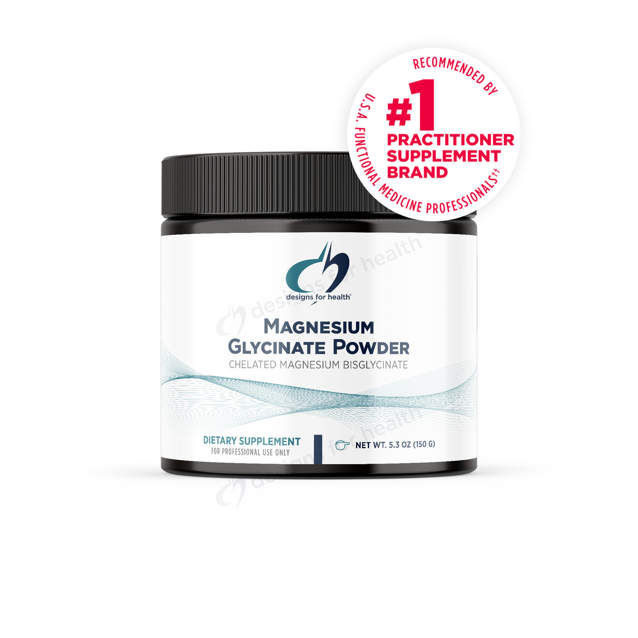 Designs for Health Magnesium Glycinate Powder - 150 G (5.3 Oz) Powder DSHL04276 45.49