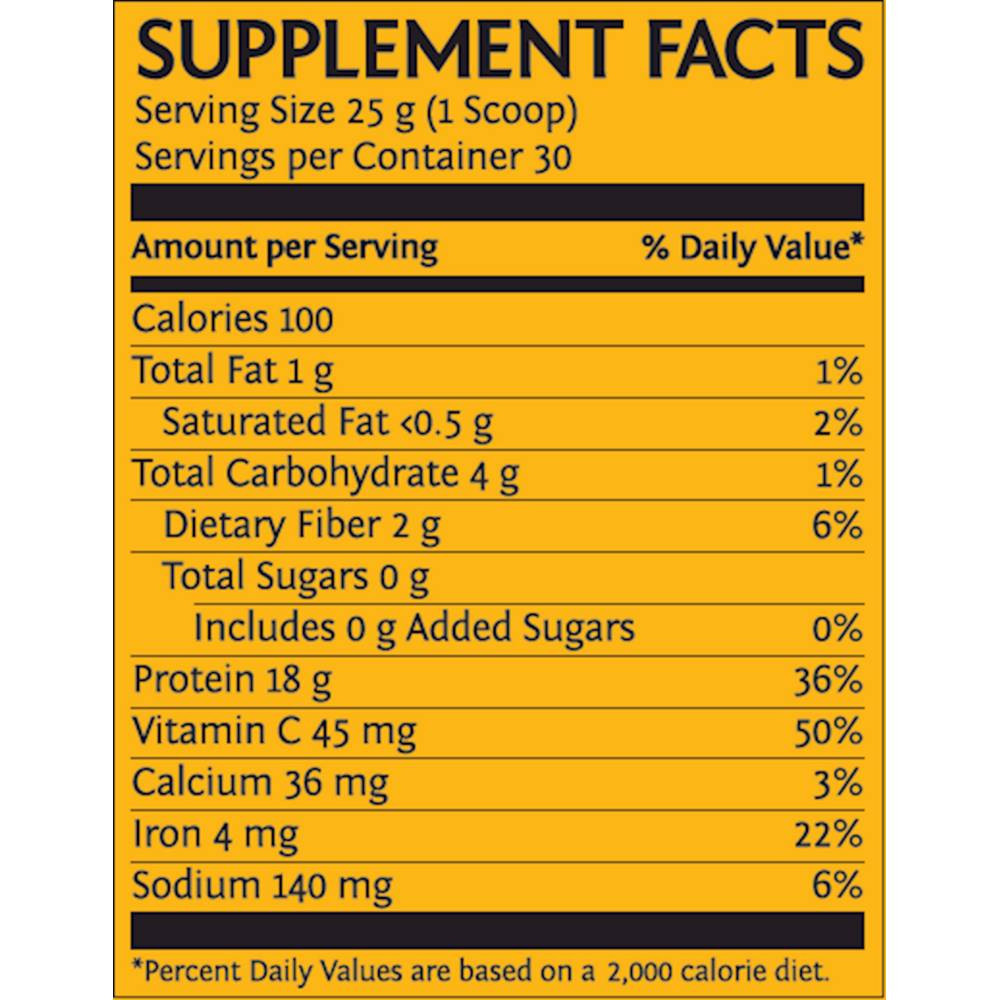 Sunwarrior Classic Plus Vanilla - 750 Grams