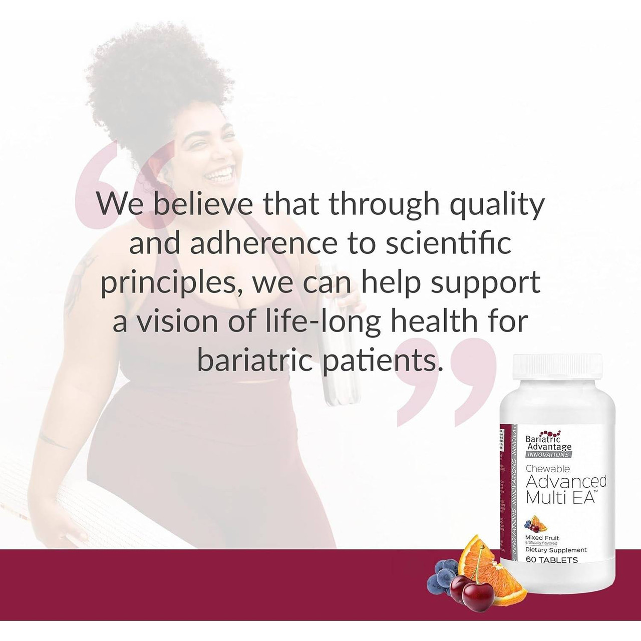 Bariatric Advantage Advanced Multi EA Chewable Mixed Fruit - 60 Tablets