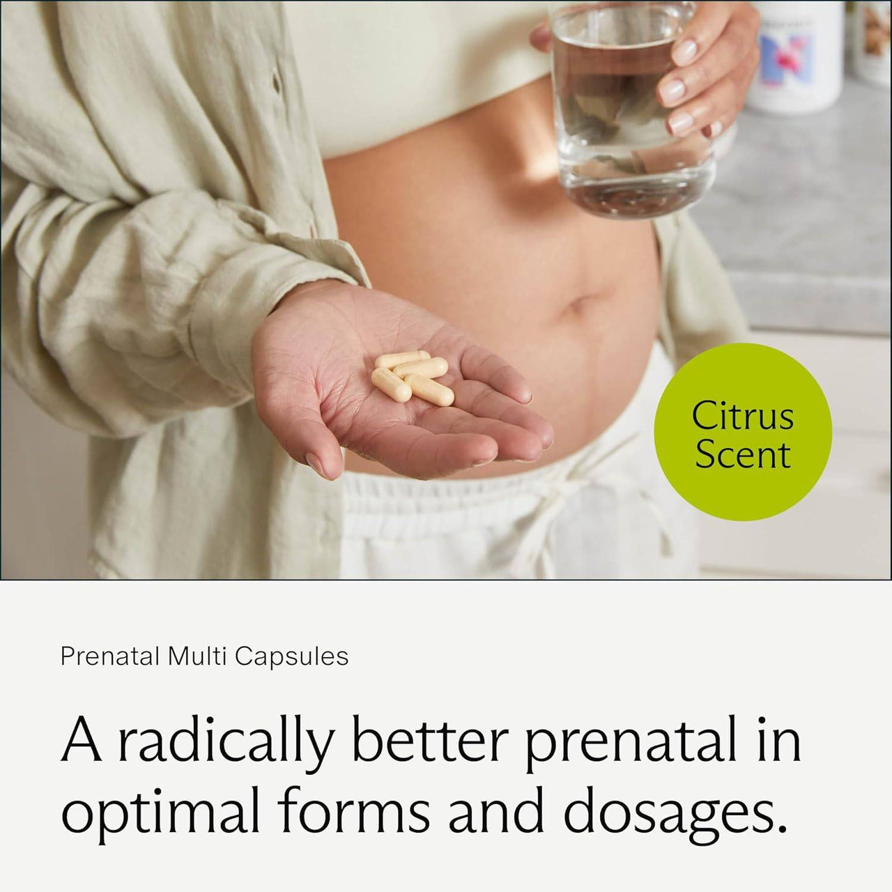 Needed Prenatal Multi Capsules - Citrus - 240 Capsules