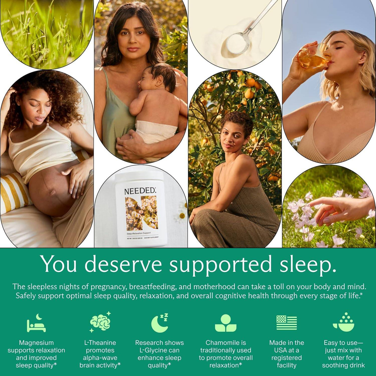 Needed Sleep + Relaxation Support - 222 Grams