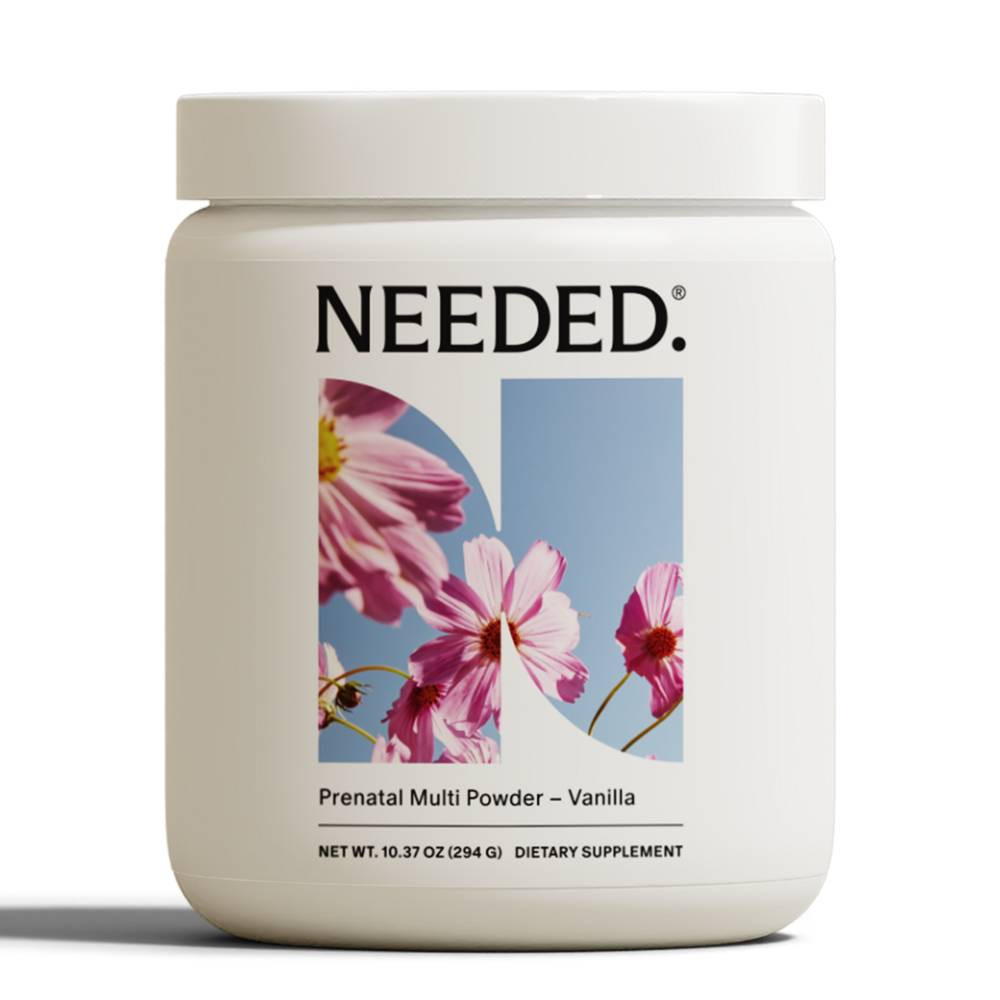 Needed Prenatal Multi Powder, Vanilla - 294 Grams NEED78180 69.99