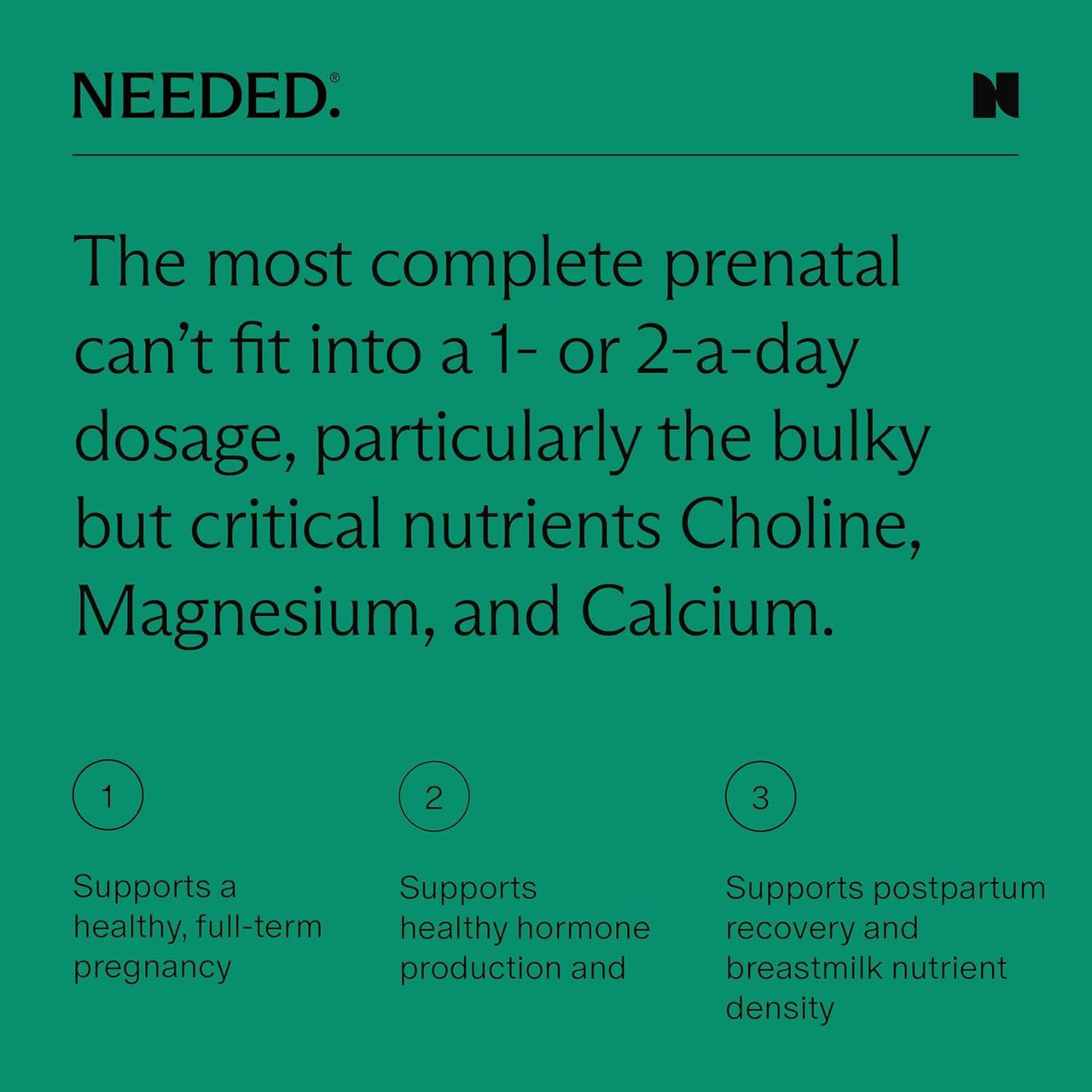 Needed Women's Multi - Citrus - 90 Capsules