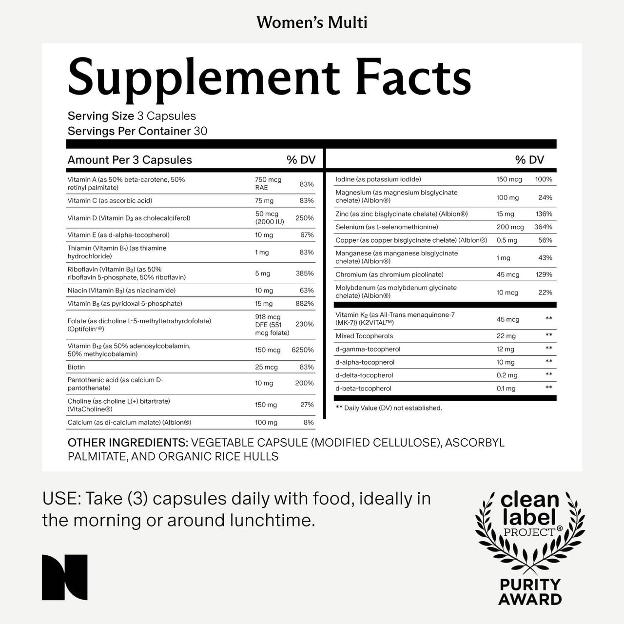 Needed Women's Multi - Citrus - 90 Capsules