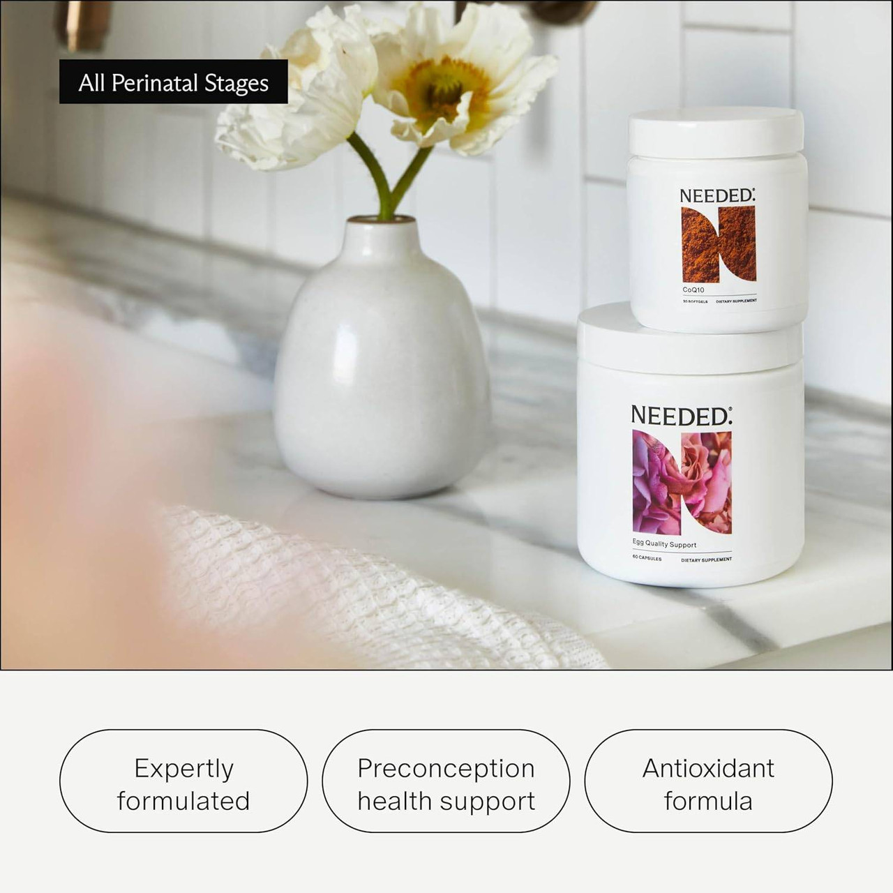 Needed Egg Quality Support - 60 Capsules