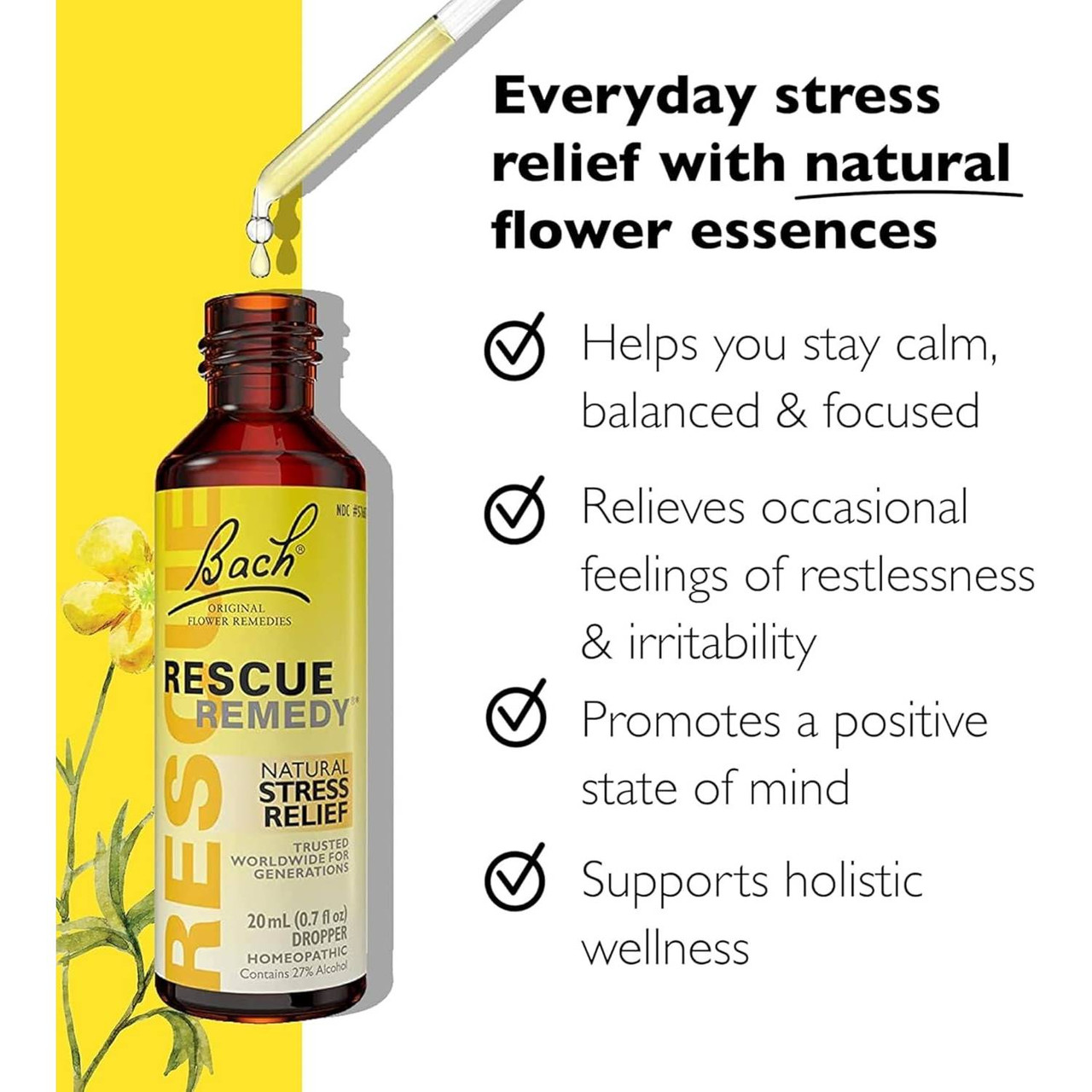 Bach Rescue Remedy - 20 Milliliters