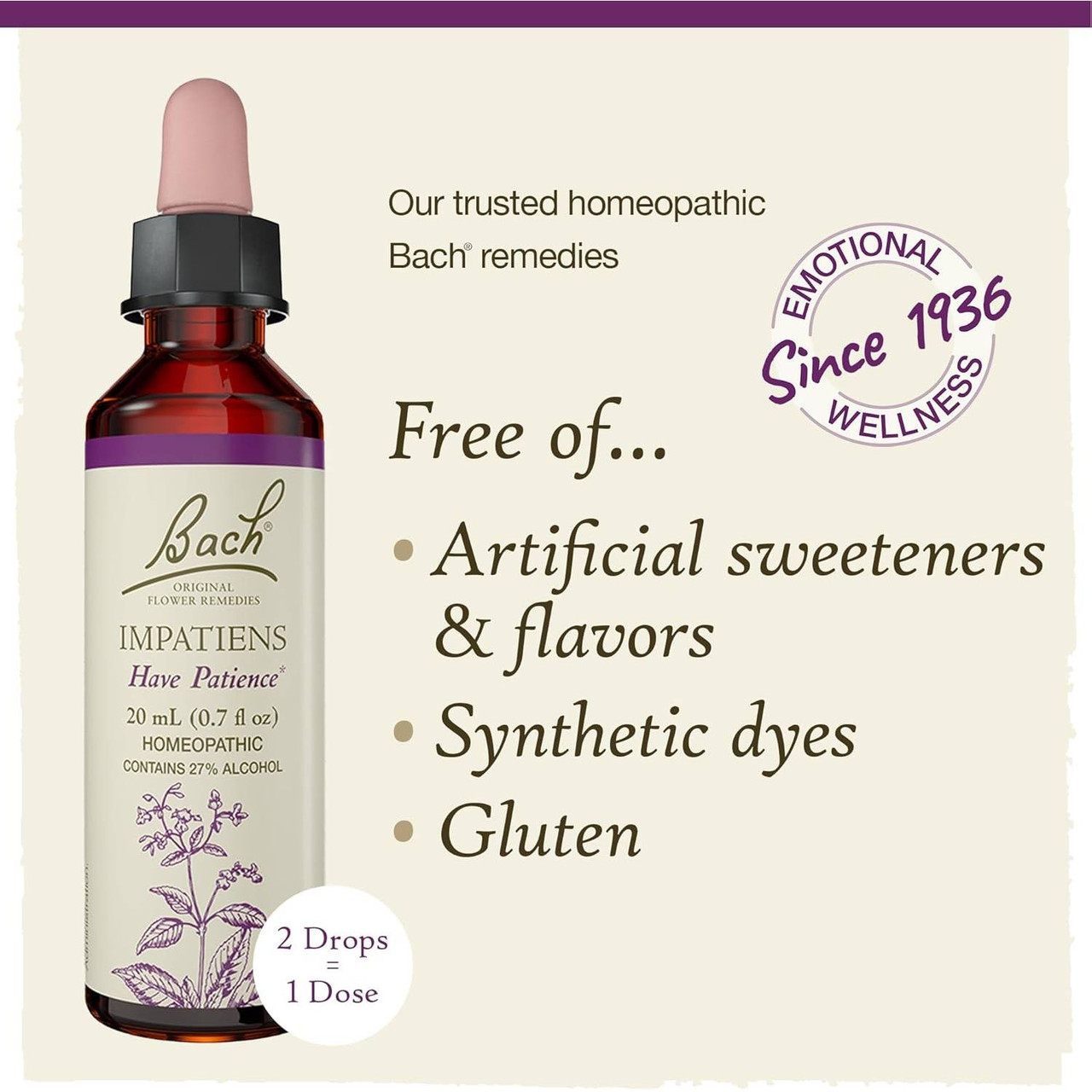 Bach Impatiens - 20 Milliliters