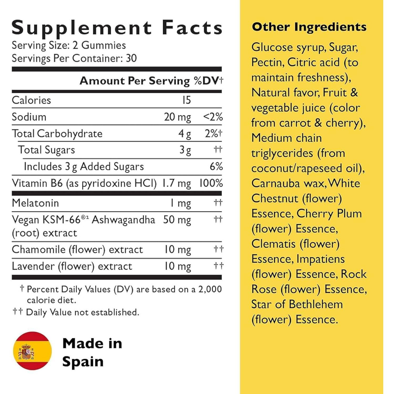 Bach Rescue Plus Sleep & Stress Support Gummy, Blueberry - 60 Gummies