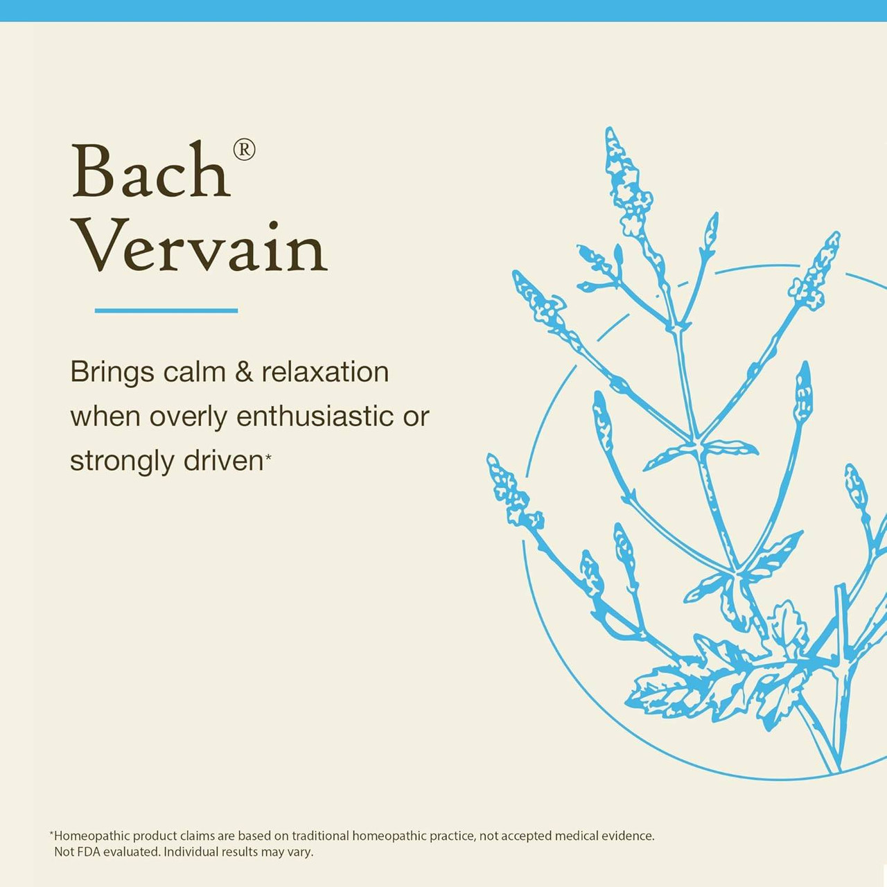 Bach Vervain 20ml - 20 Milliliters