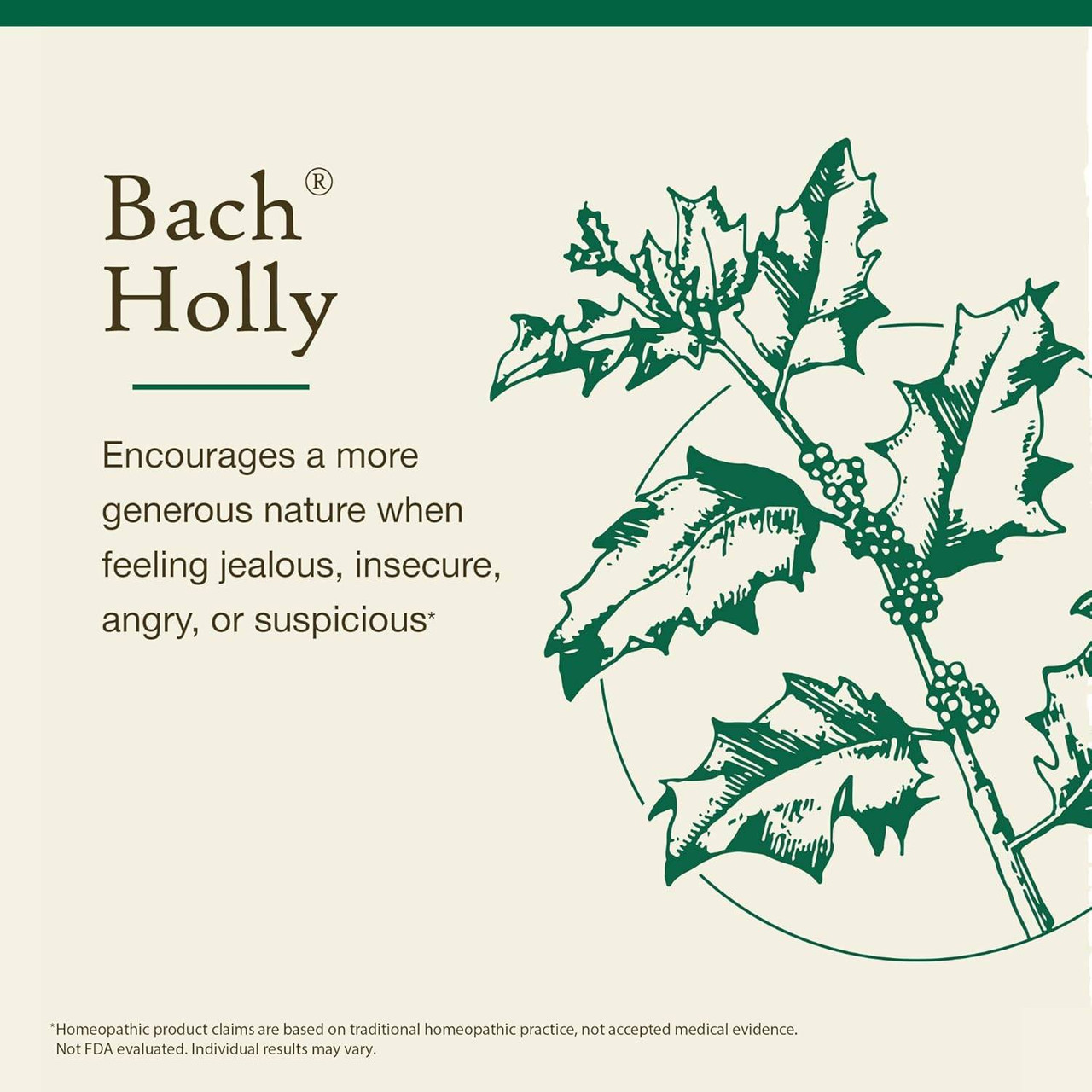 Bach Holly encourages generosity when jealous insecure angry or suspicious graphic