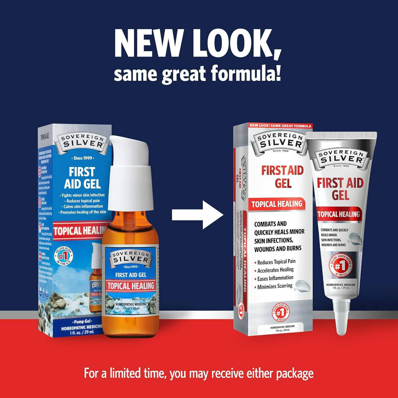 Sovereign Silver First Aid Gel - 29 Milliliters