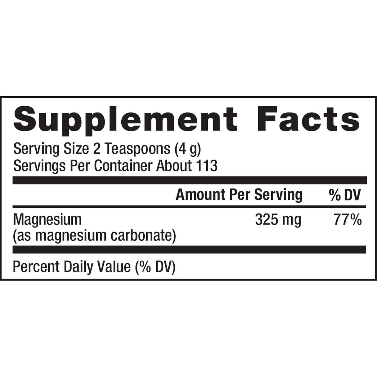 Natural Vitality CALM Magnesium Citrate Powder