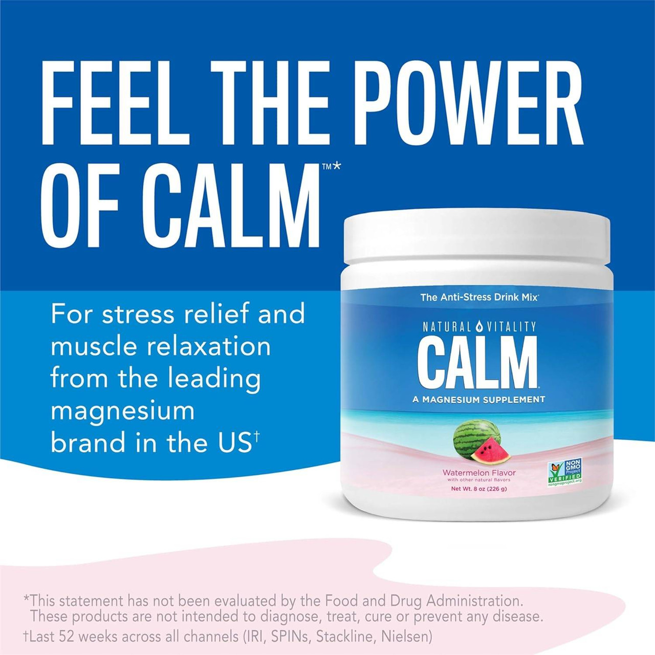 Natural Vitality CALM Magnesium Citrate Powder