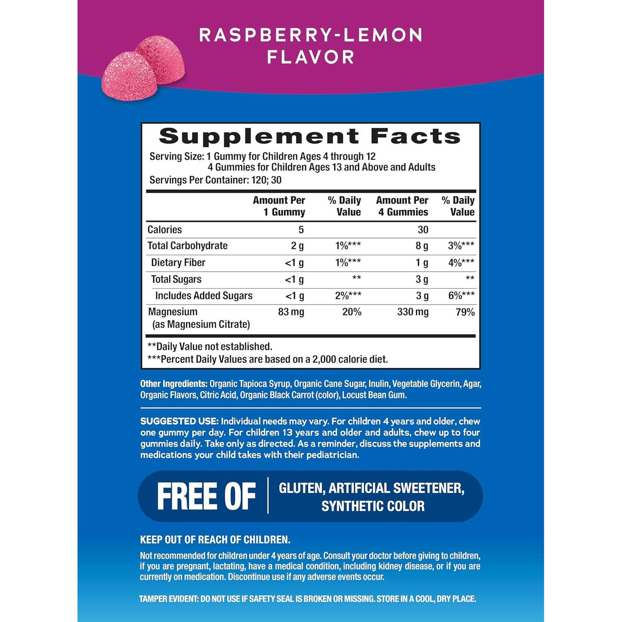 Natural Vitality CALM Magnesium Citrate Gummies