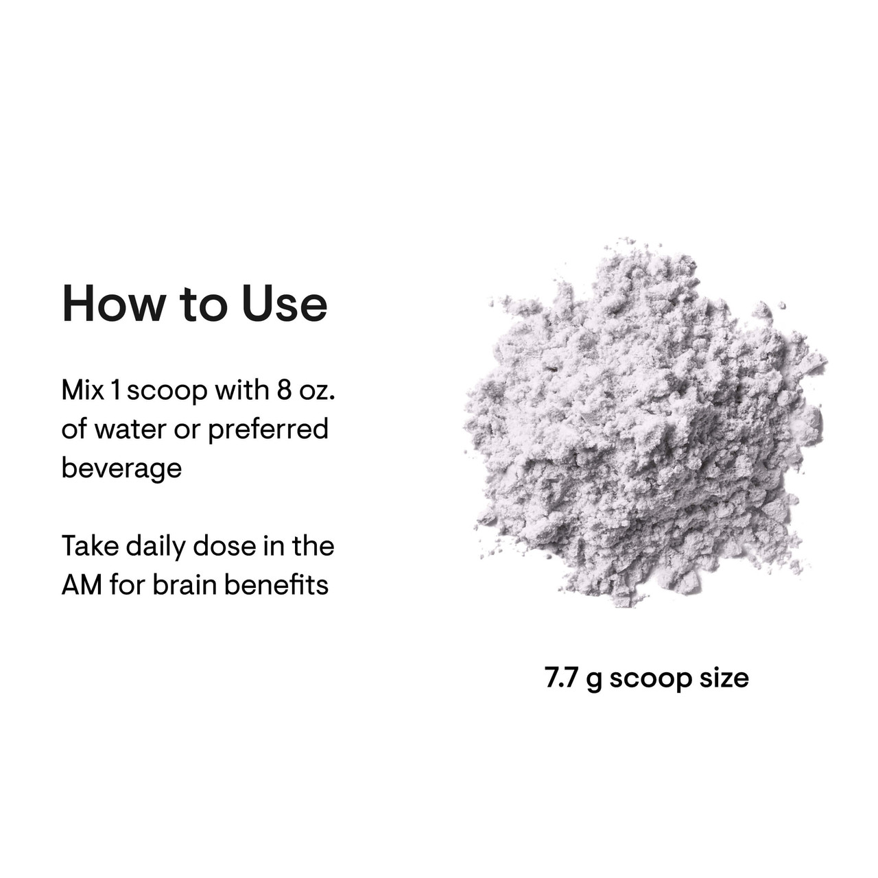 Thorne Creatine + Alpha GPC powder with how to use and 7.7 g scoop size