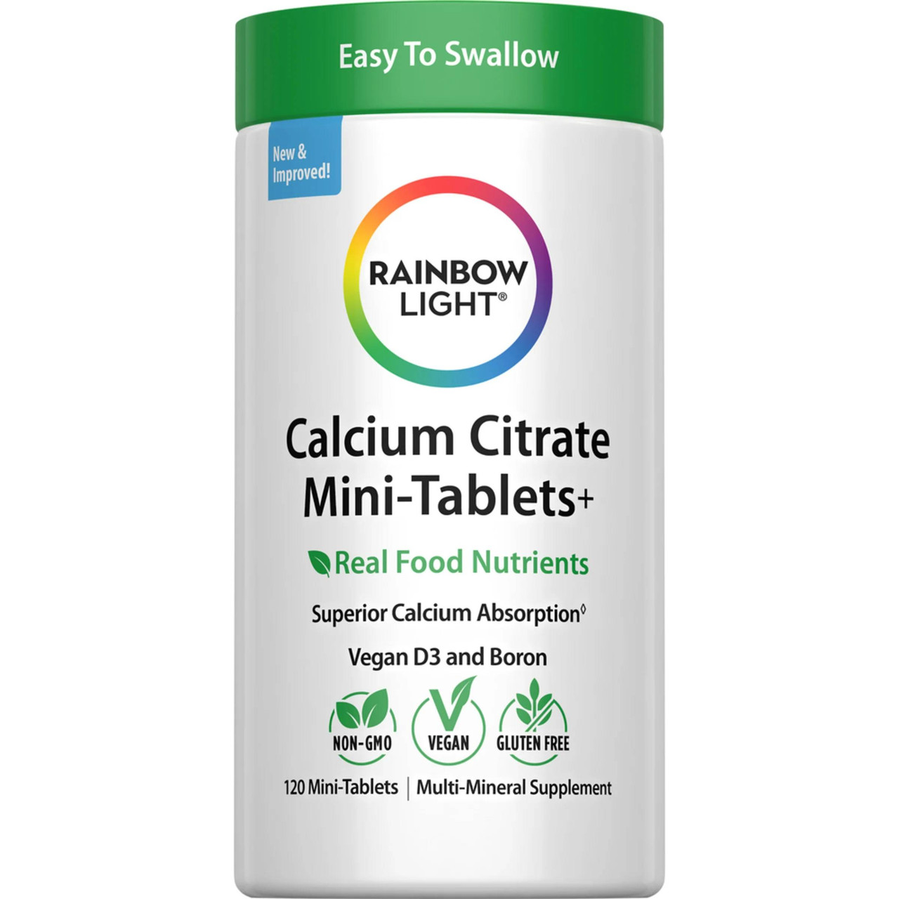 Rainbow Light Calcium Citrate Mini's - 120 Tablets RWLT02119 19.99