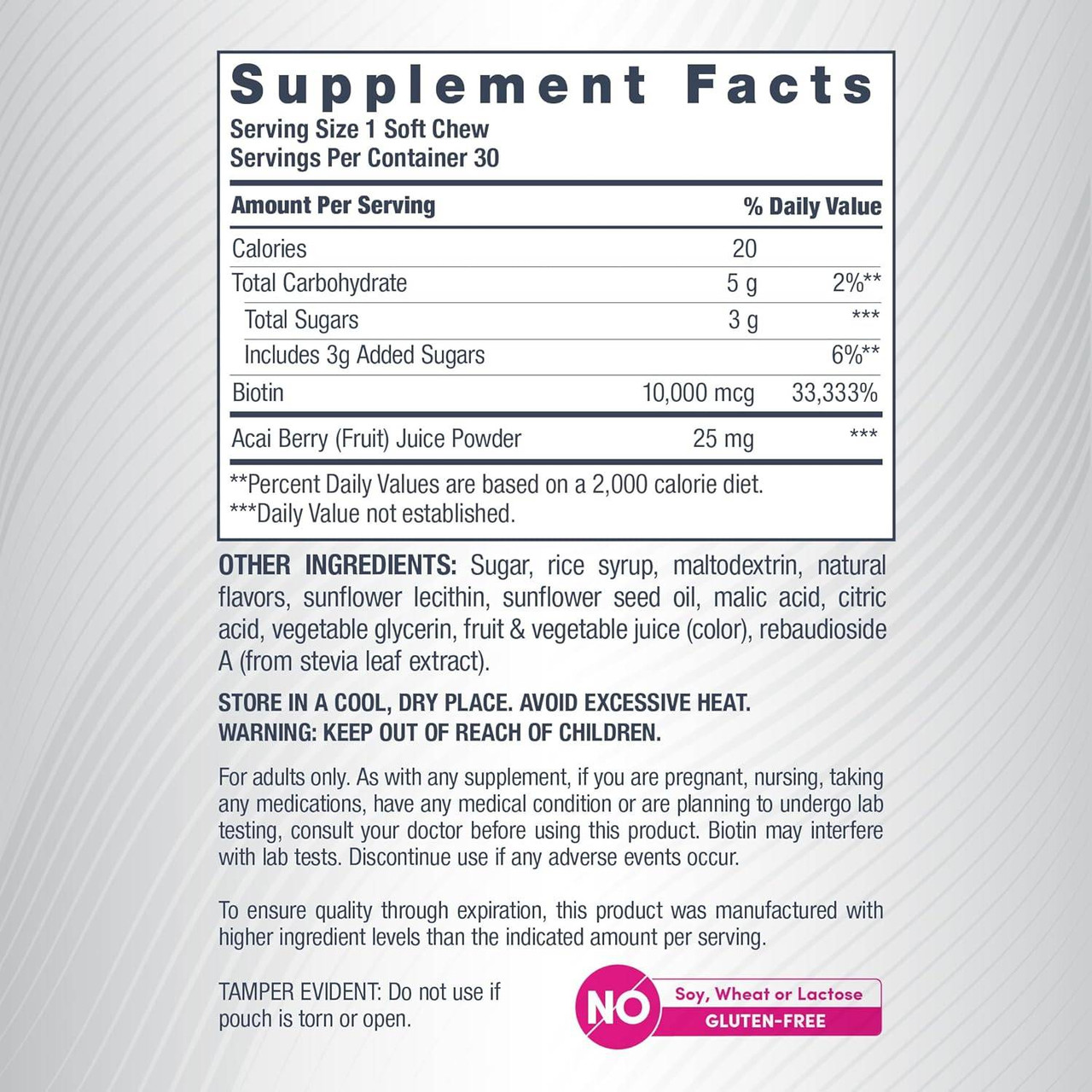 NeoCell Biotin Beauty - 30 Soft Chews