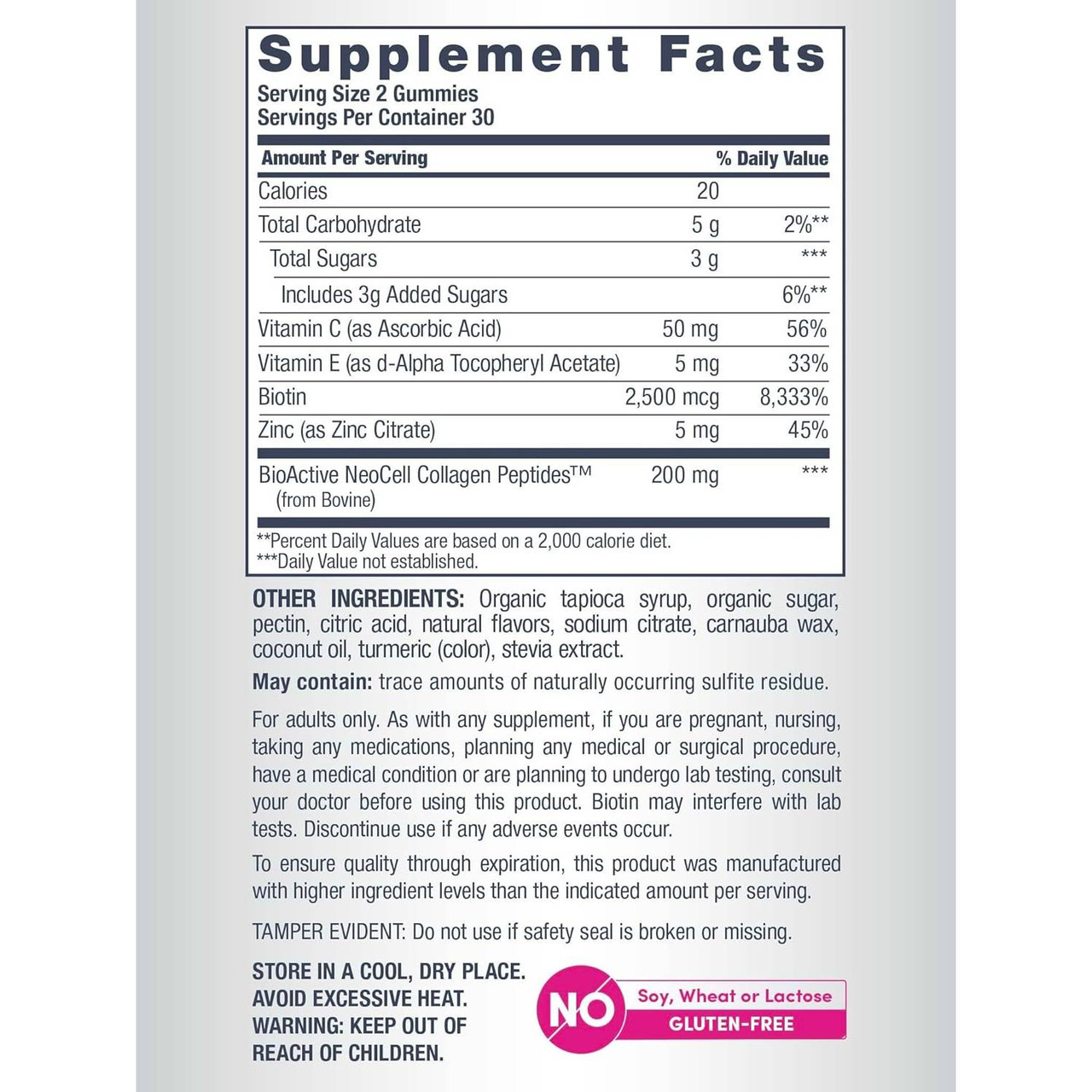 NeoCell Beauty Builder Lemon - 60 Gummies