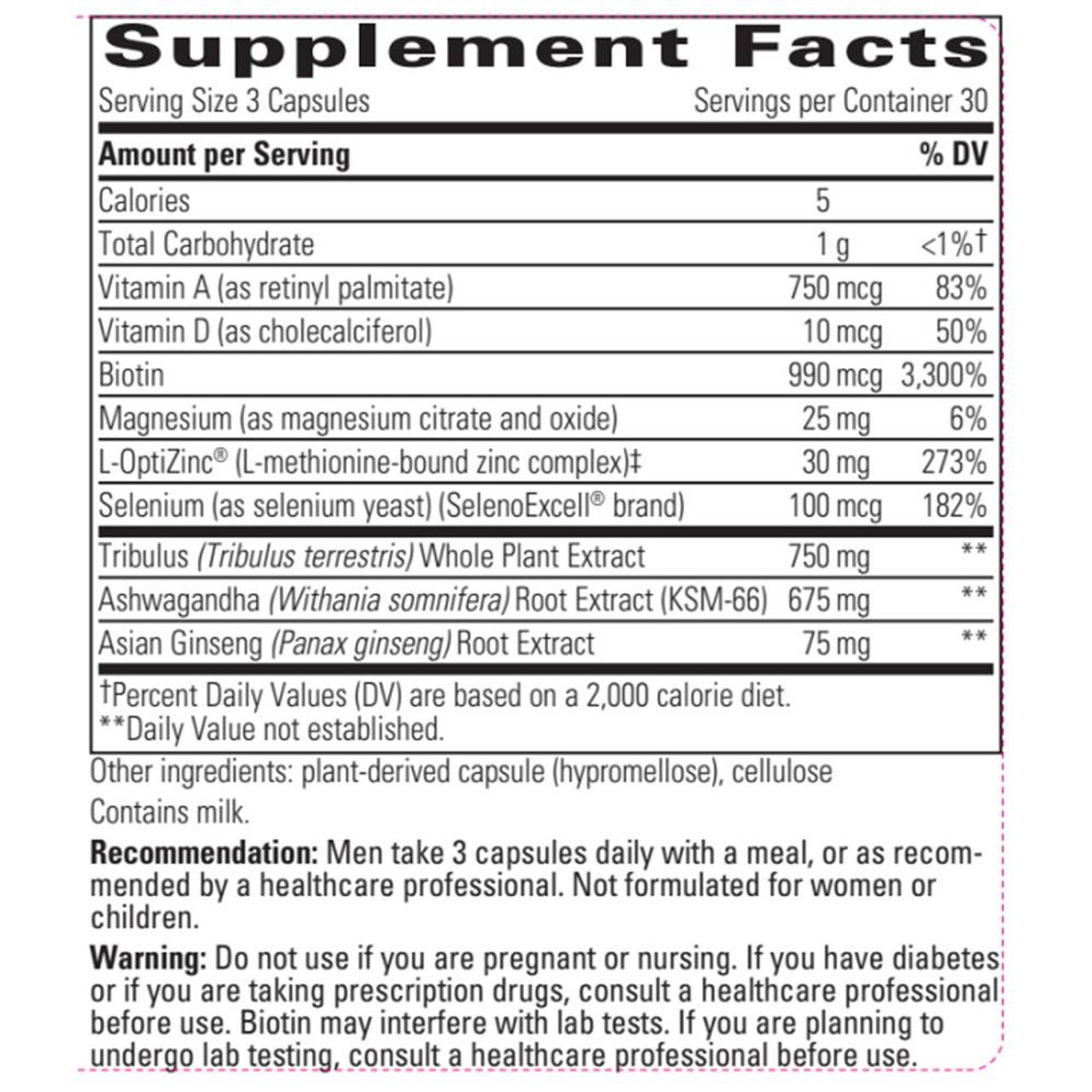 Integrative Therapeutics Testosterone Formula - 90 Capsules