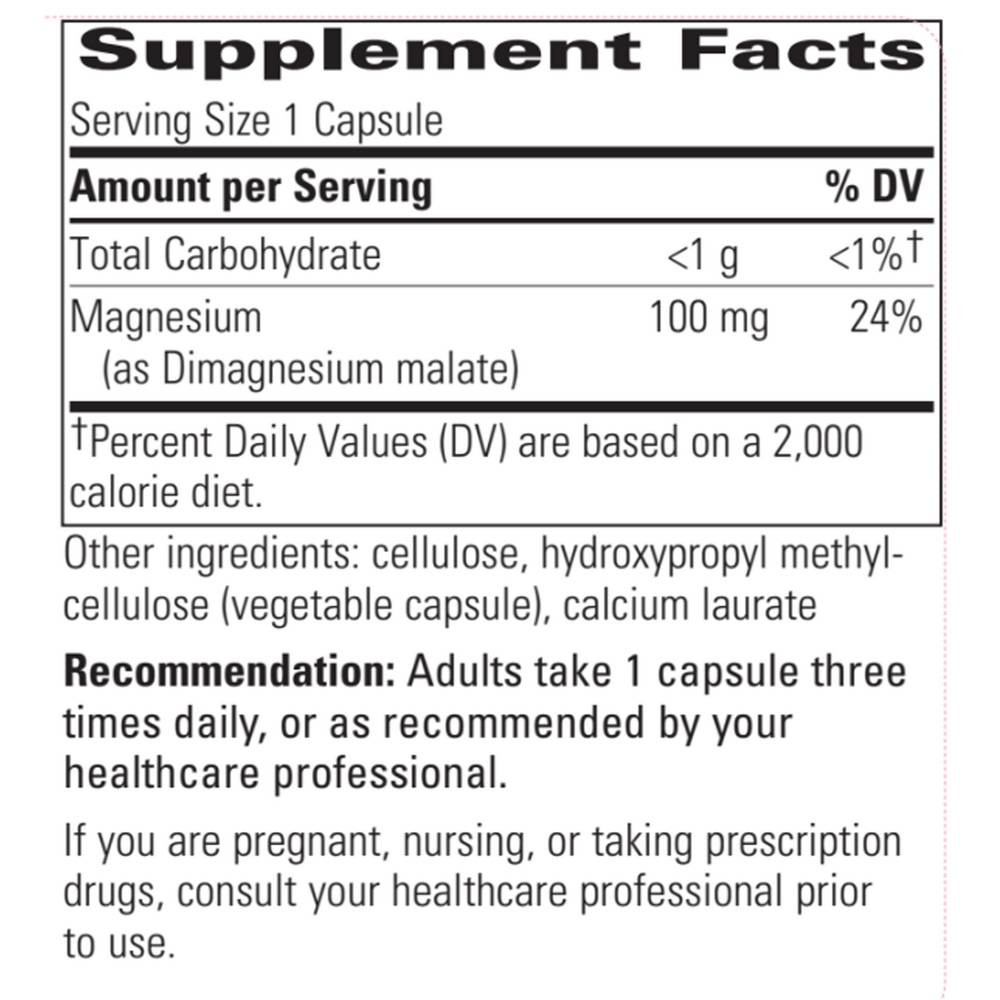 Integrative Therapeutics Magnesium Malate - 90 Capsules