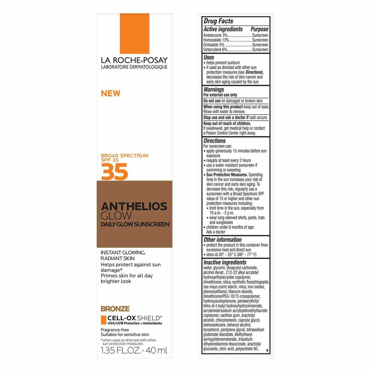 La Roche Posay Anthelios Glow Face Sunscreen SPF 35 39.99