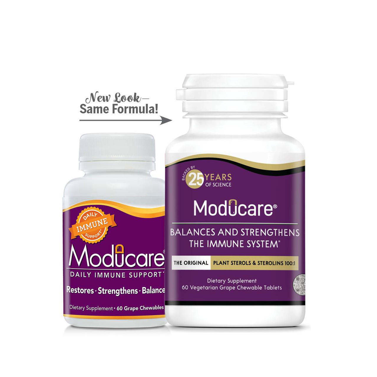 Wakunaga Moducare Grape Chewables - 60 Chewables