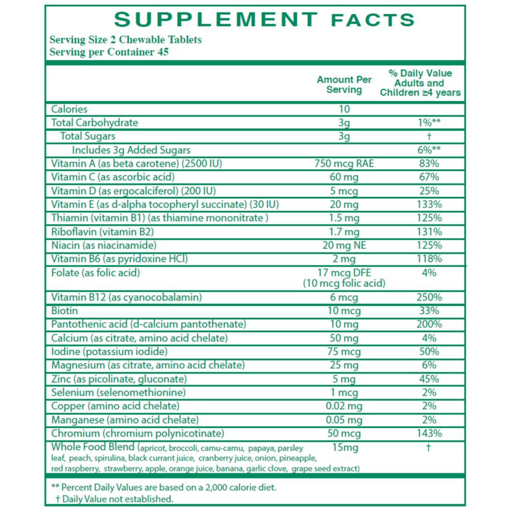 Rx Vitamins Childrens Chewable Multi-Vitamins (Grape Flavor) - 90 Chewables