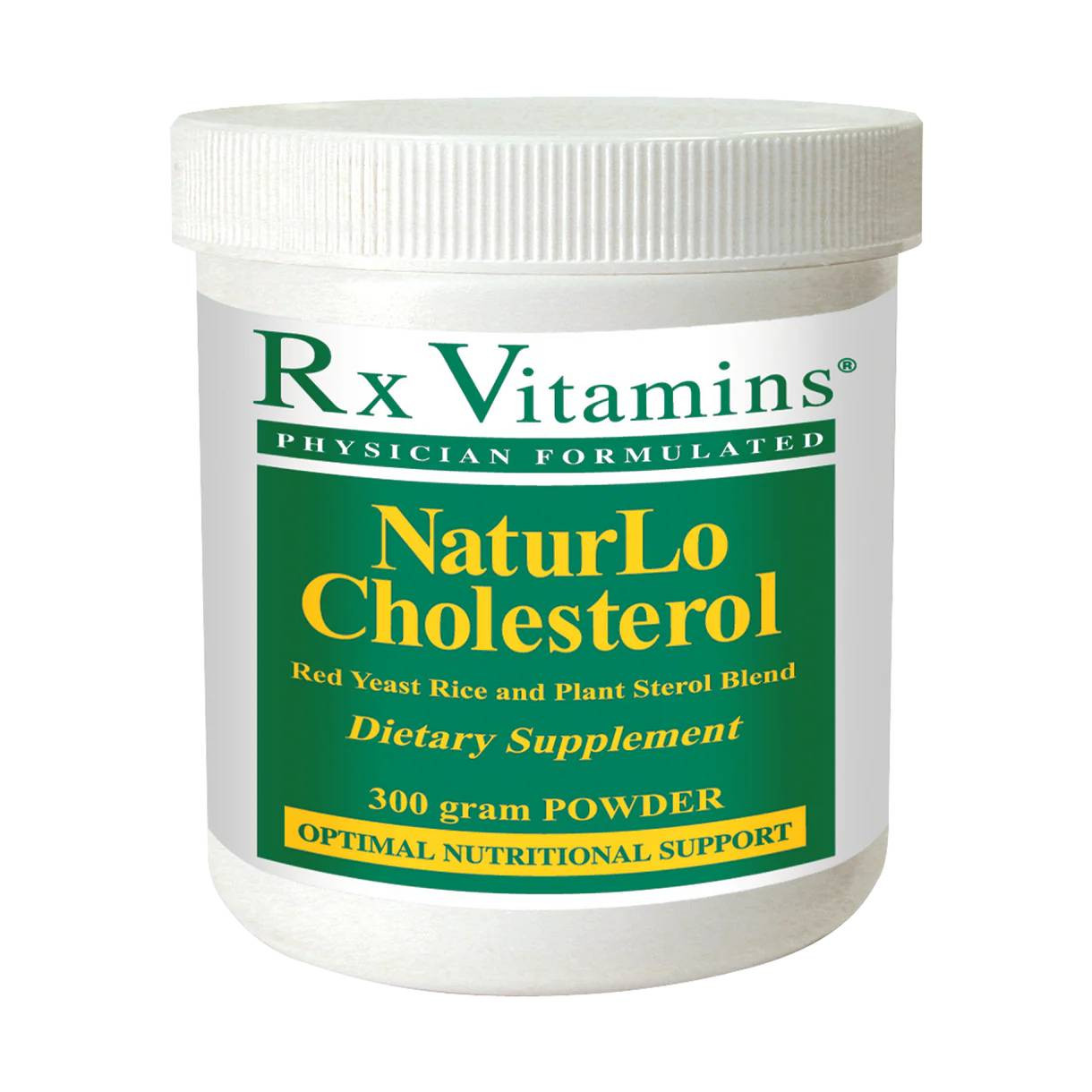 Rx Vitamins NaturLo Cholesterol red yeast rice plant sterol 300 g powder jar