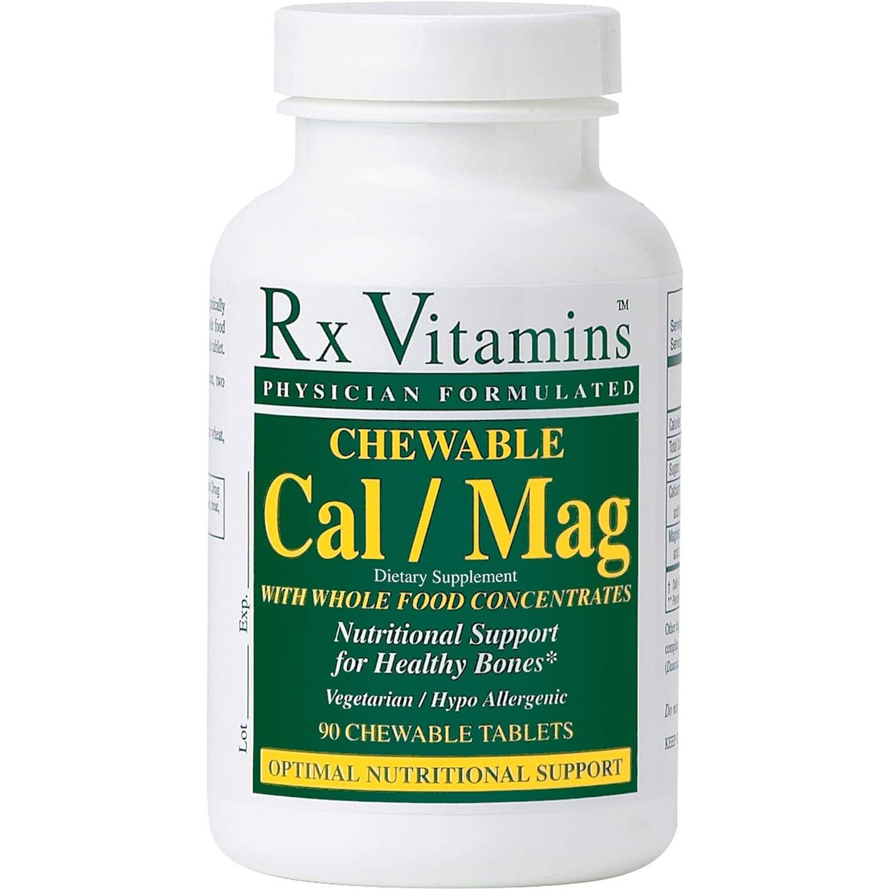 Rx Vitamins Chewable Cal/Mag - 90 Chewables