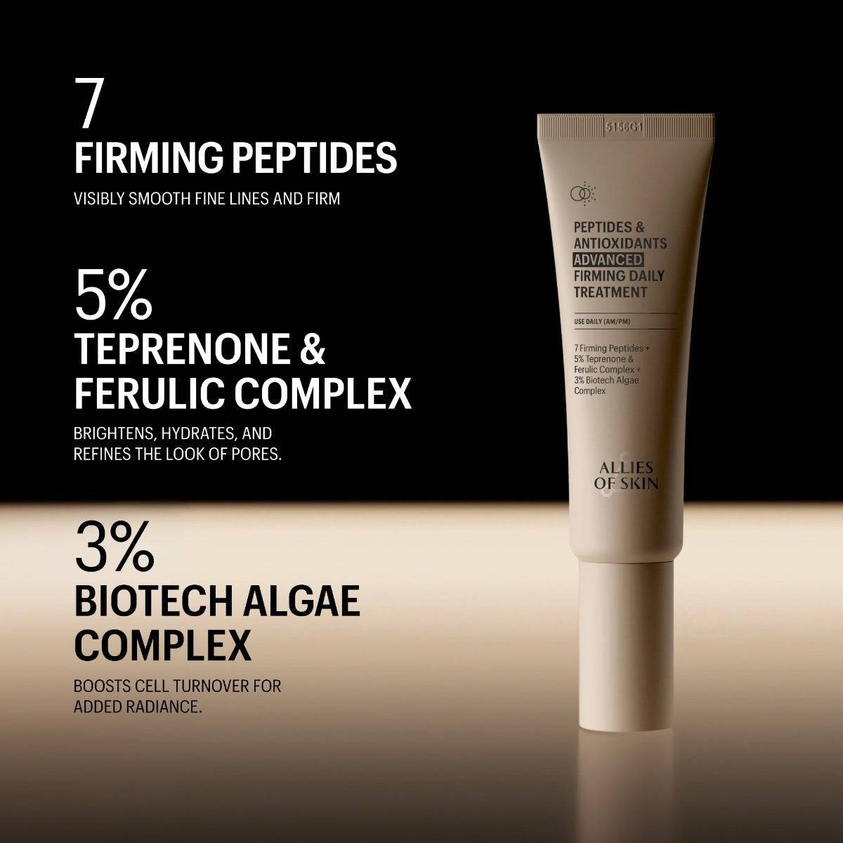 Allies of Skin Peptides & Antioxidants Advanced Firming Daily Treatment ALSK0292 125
