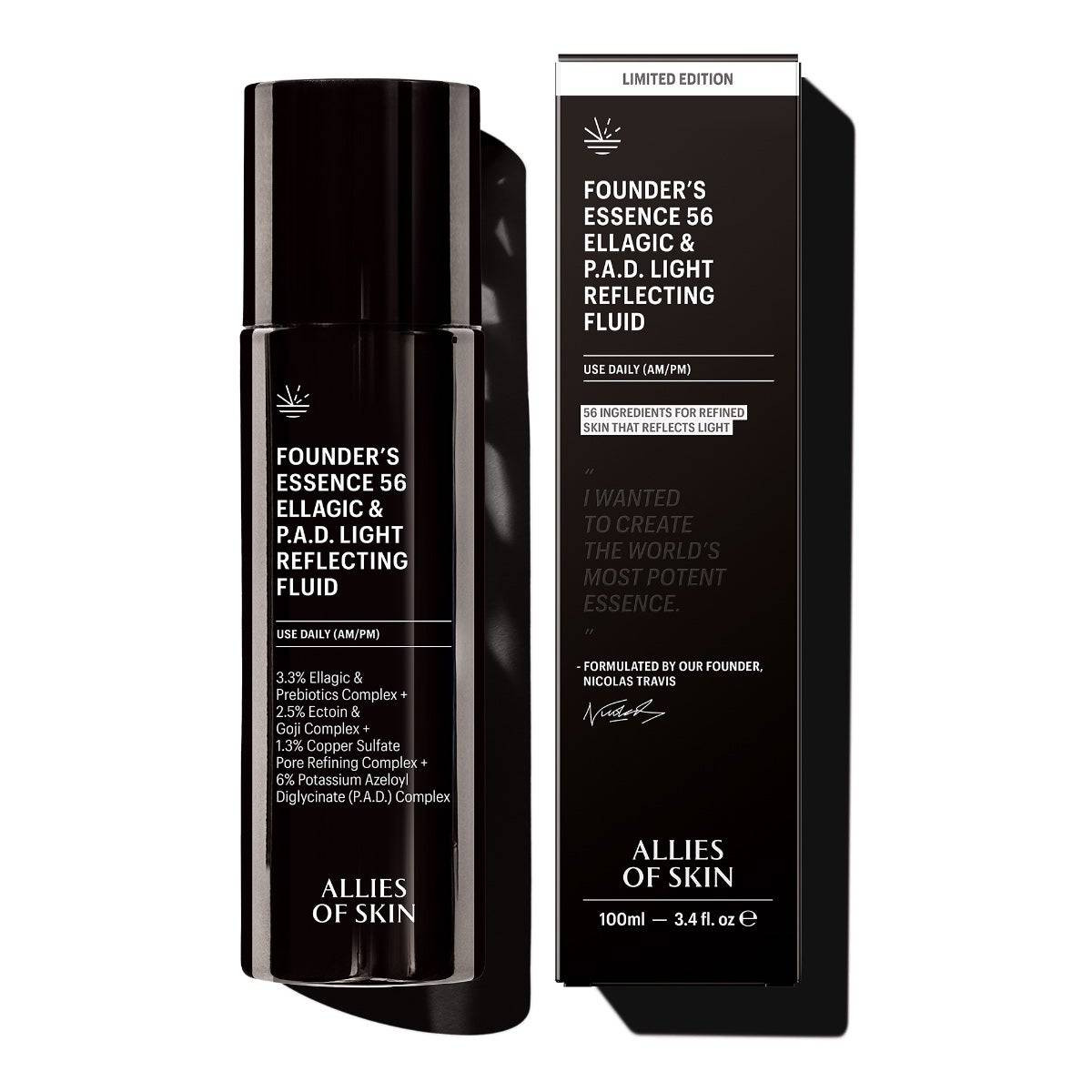 Allies of Skin Founder's Essence 56 Ellagic & P.A.D. Light Reflecting Fluid ALSK75235 109
