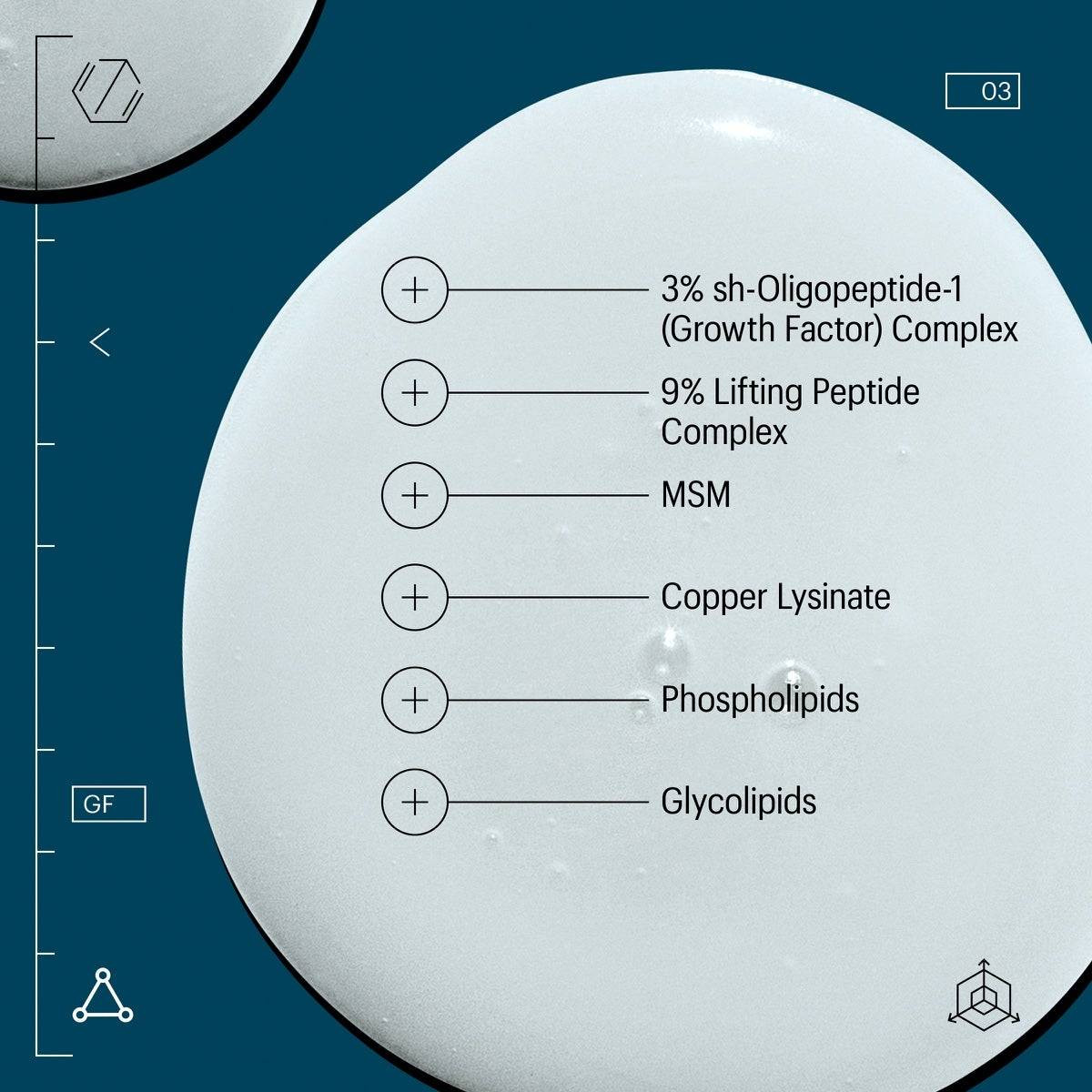 Allies of Skin Multi Peptides & Growth Factor Advanced Lifting Serum (Jumbo)